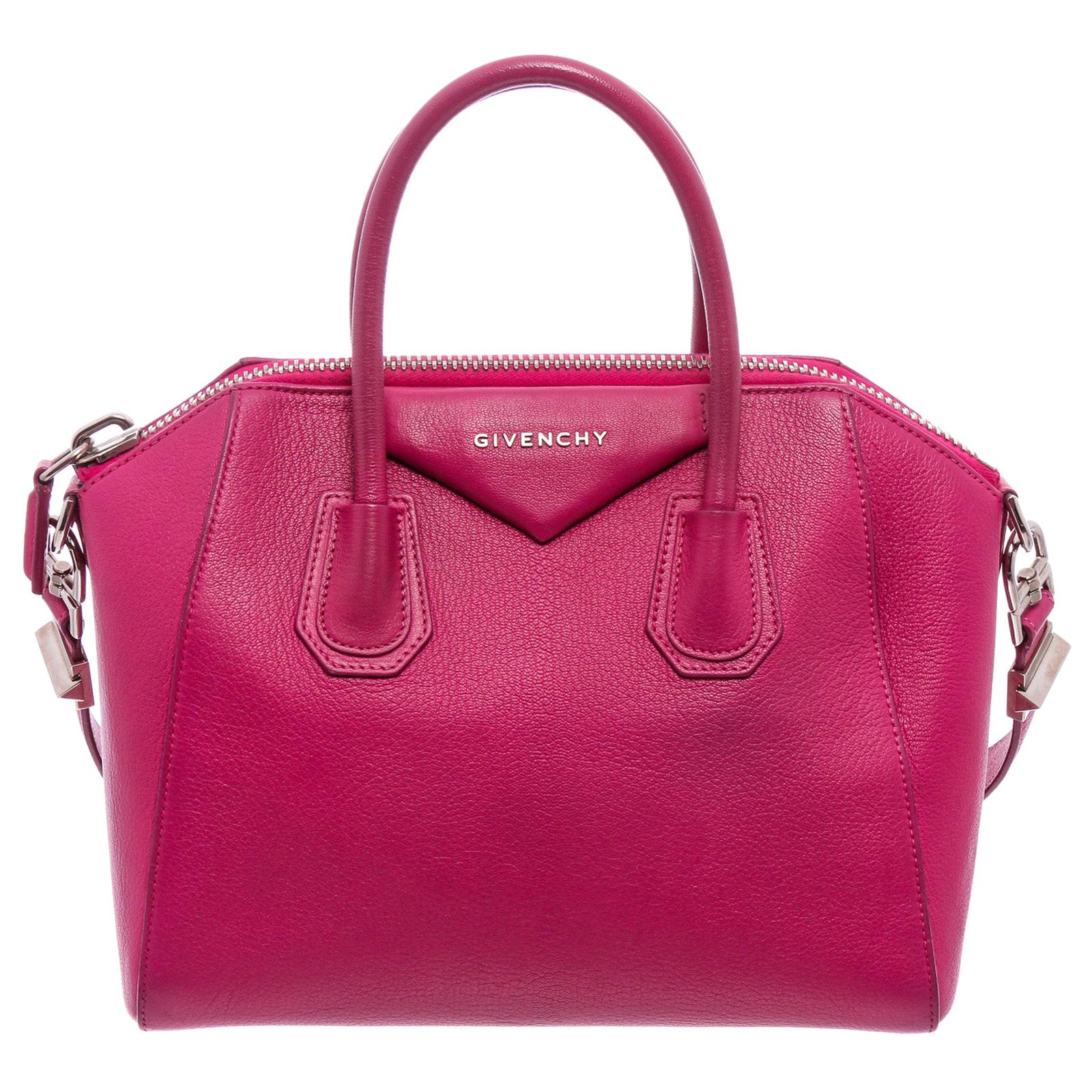 Givenchy Pink Leather Medium Antigona Satchel Bag at 1stDibs givenchy