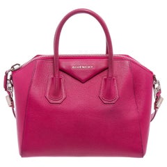 Givenchy Pink Leather Medium Antigona Satchel Bag