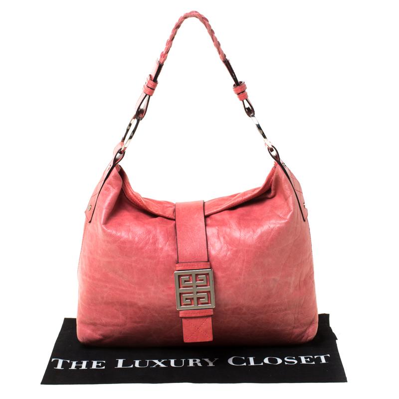 Givenchy Pink Leather Shoulder Bag 4