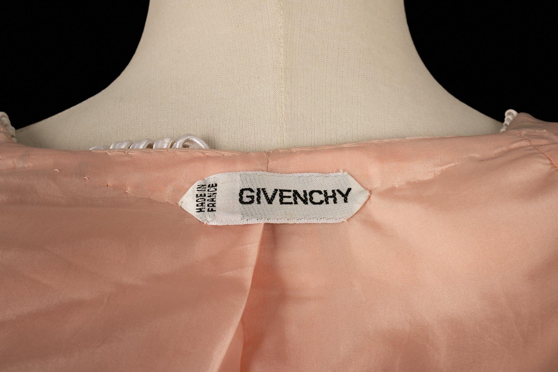 Givenchy Chaqueta rosa otomana de manga corta Alta Costura 2