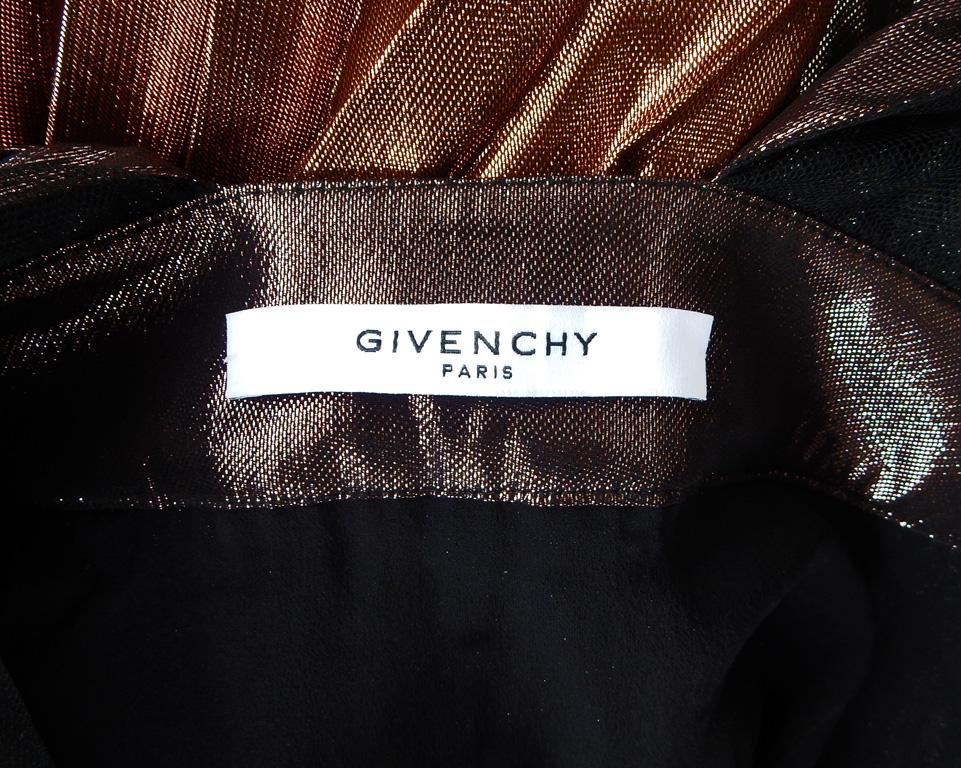 Givenchy Pleated Shimmering Shades of Silk Dress Gown 2