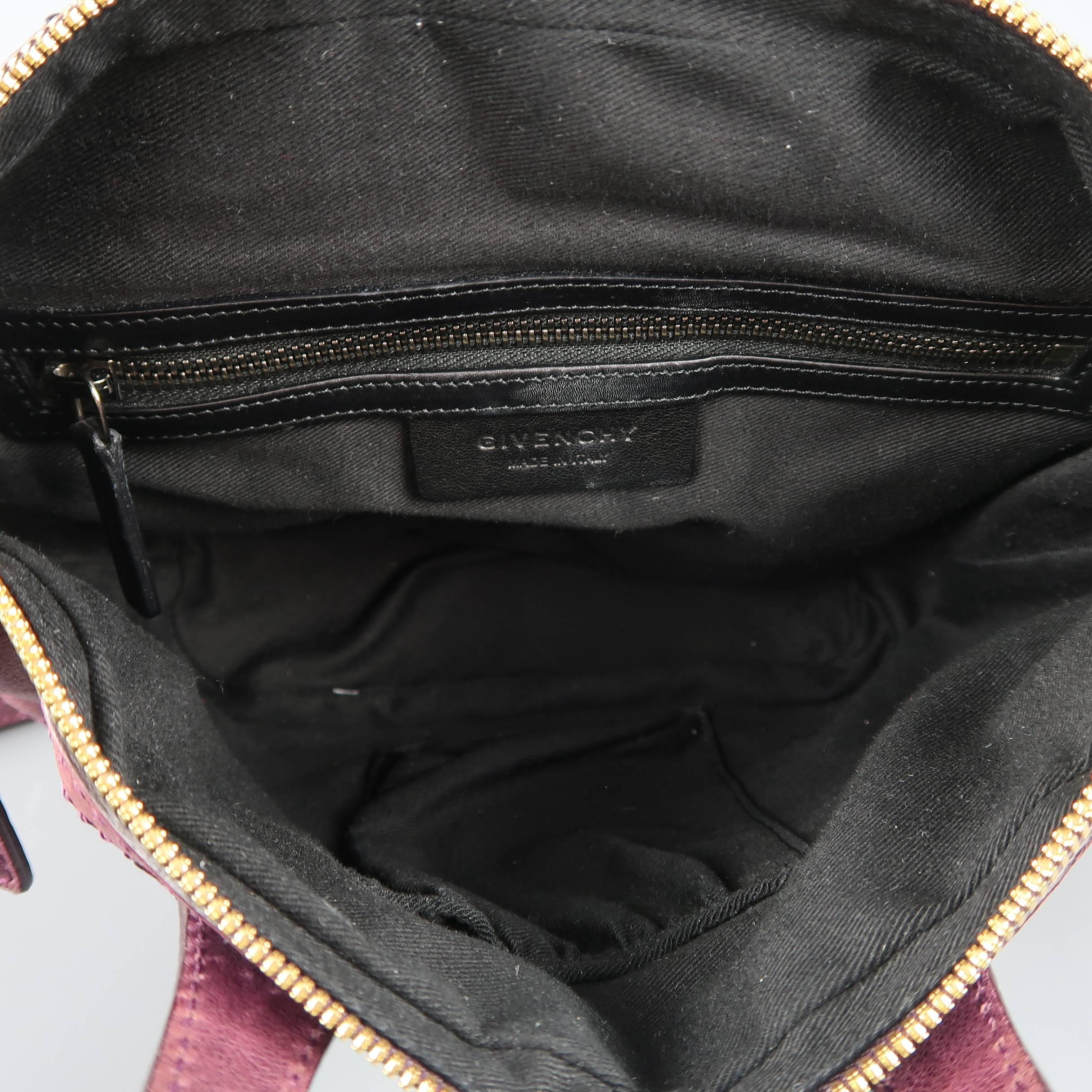 Givenchy Plum Purple Leather Nightingale Mini Handbag 5