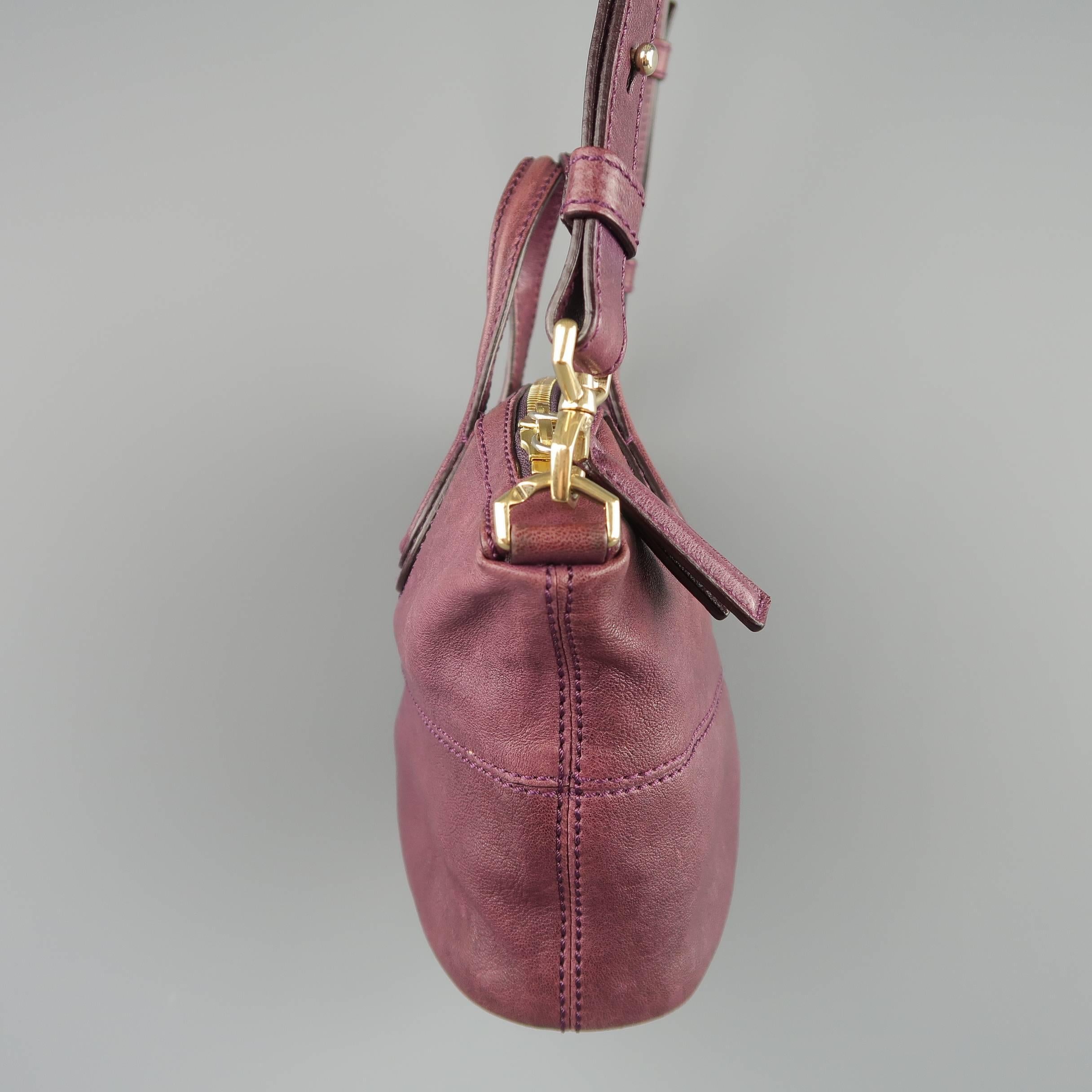 Givenchy Plum Purple Leather Nightingale Mini Handbag 9
