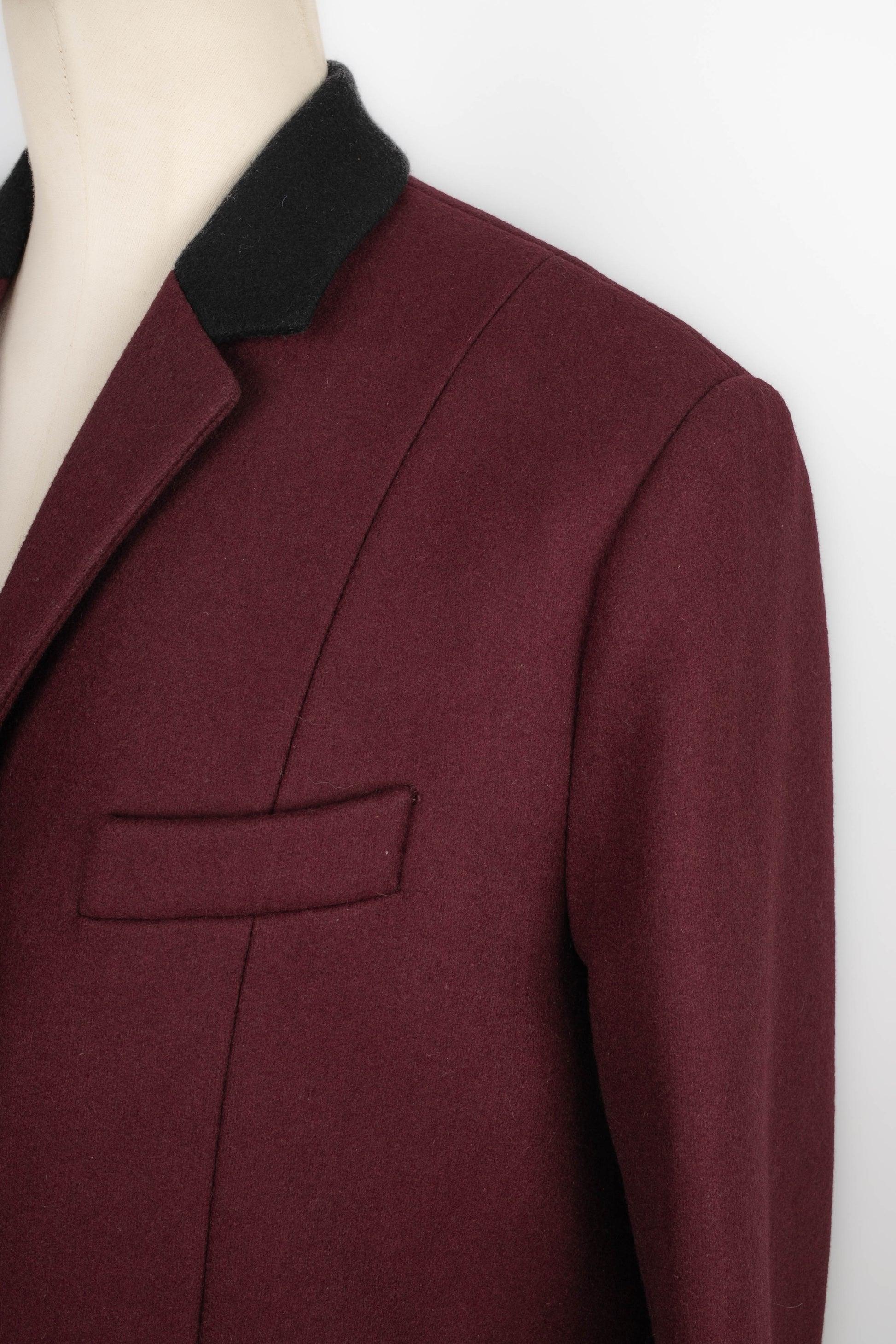 Donna Givenchy  Coates in lana color prugna in vendita