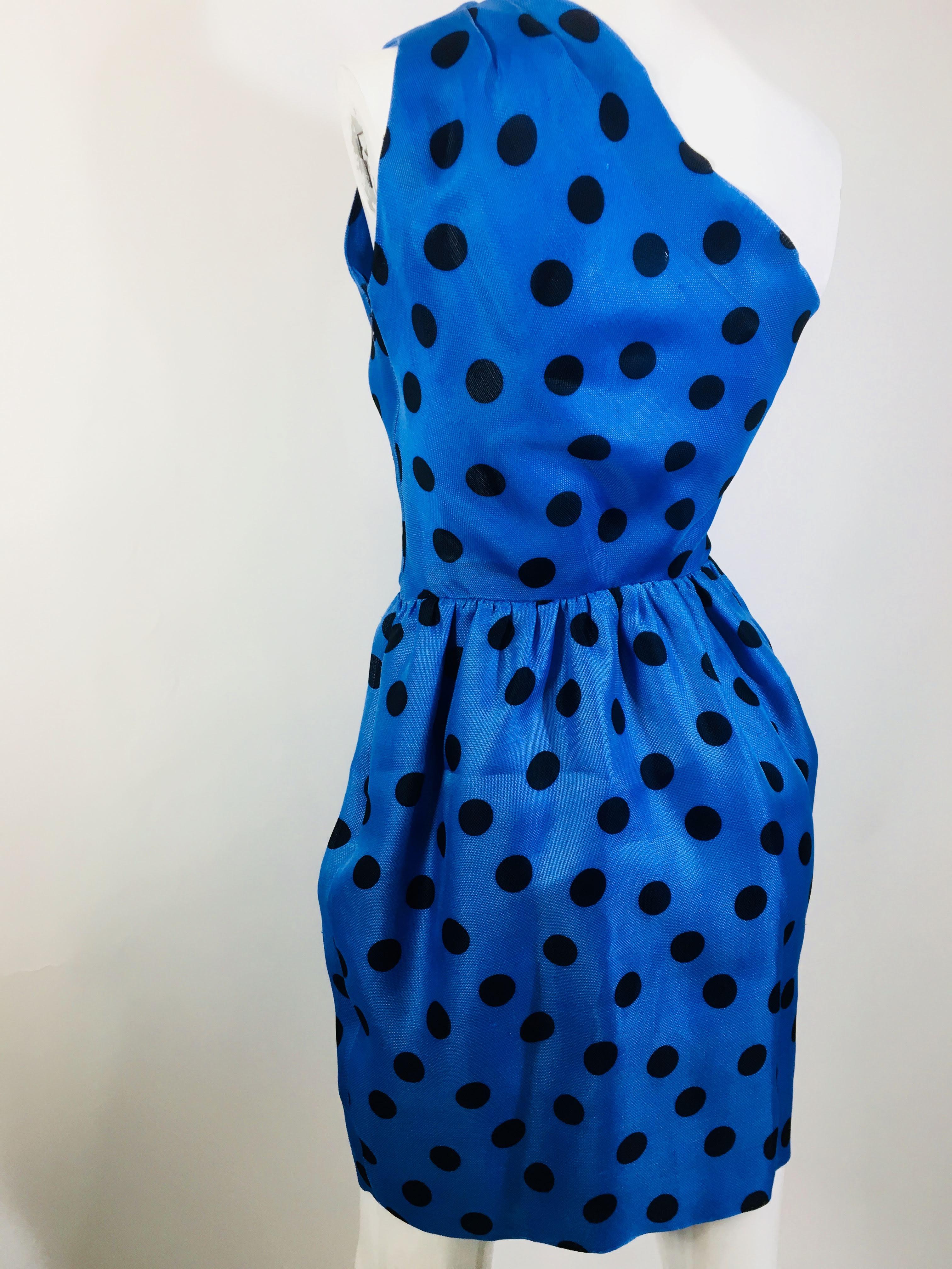 Givenchy Polka Dot One Shoulder Dress 3