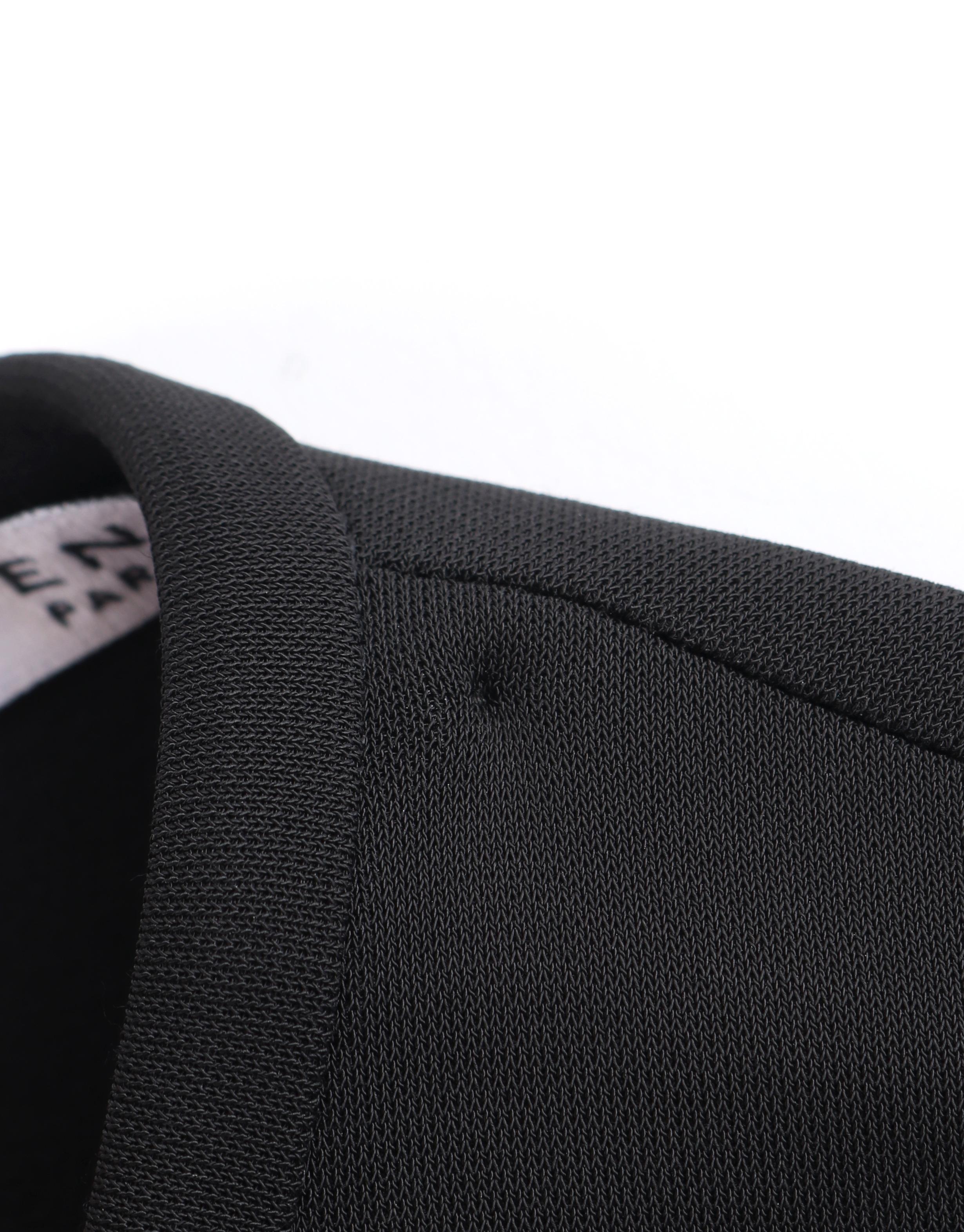 GIVENCHY Pre Fall 2013 Black Long Sleeve Ruffle Detail Knit Sheath Dress NWT 2