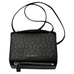 Givenchy Pre-Fall 2016 Stamped Givenchy Logo Pandora Box Minaudiere Bag
