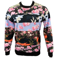 GIVENCHY Pre-Spring 2014 Size XS Multi-Color Print Cotton Crew-Neck Sweatshirt