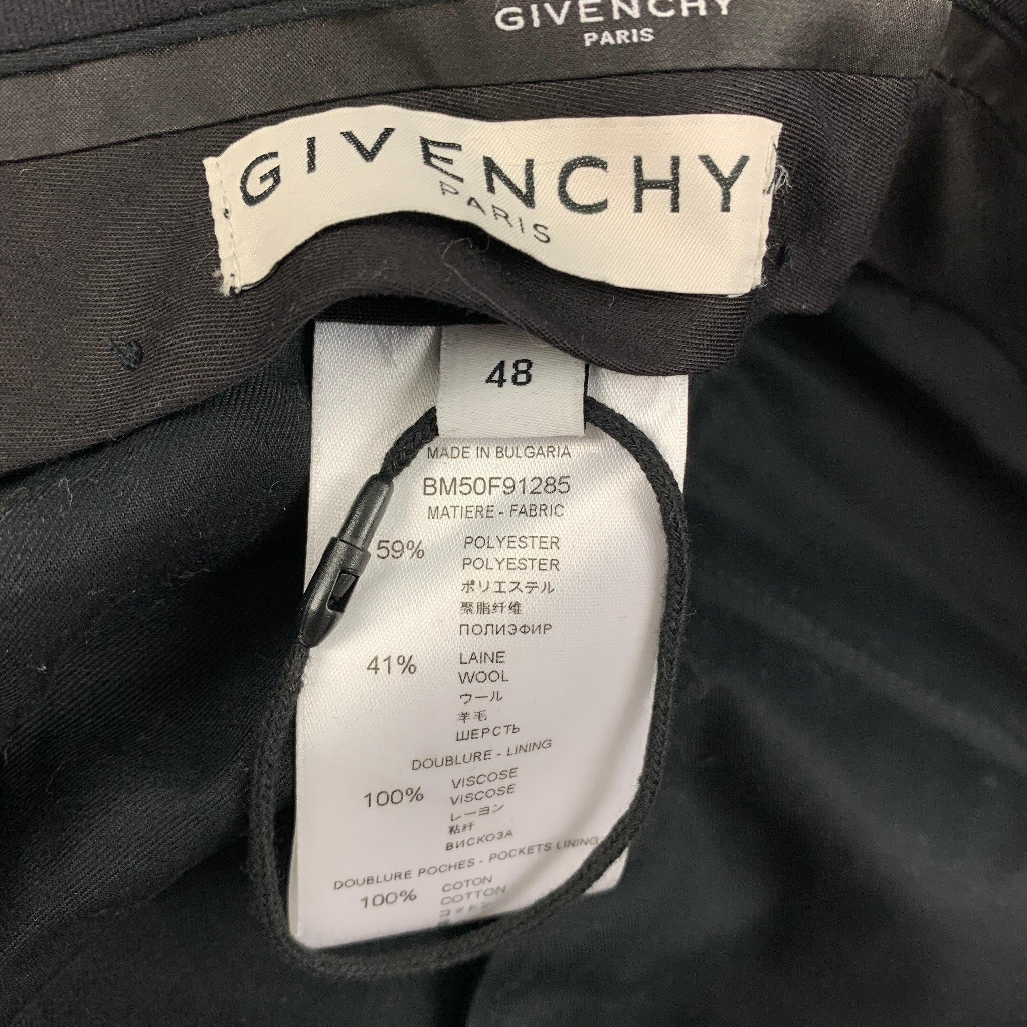 GIVENCHY Pre-Spring 2020 Taille 38 Costume double boutonnage en laine polyester verte 5