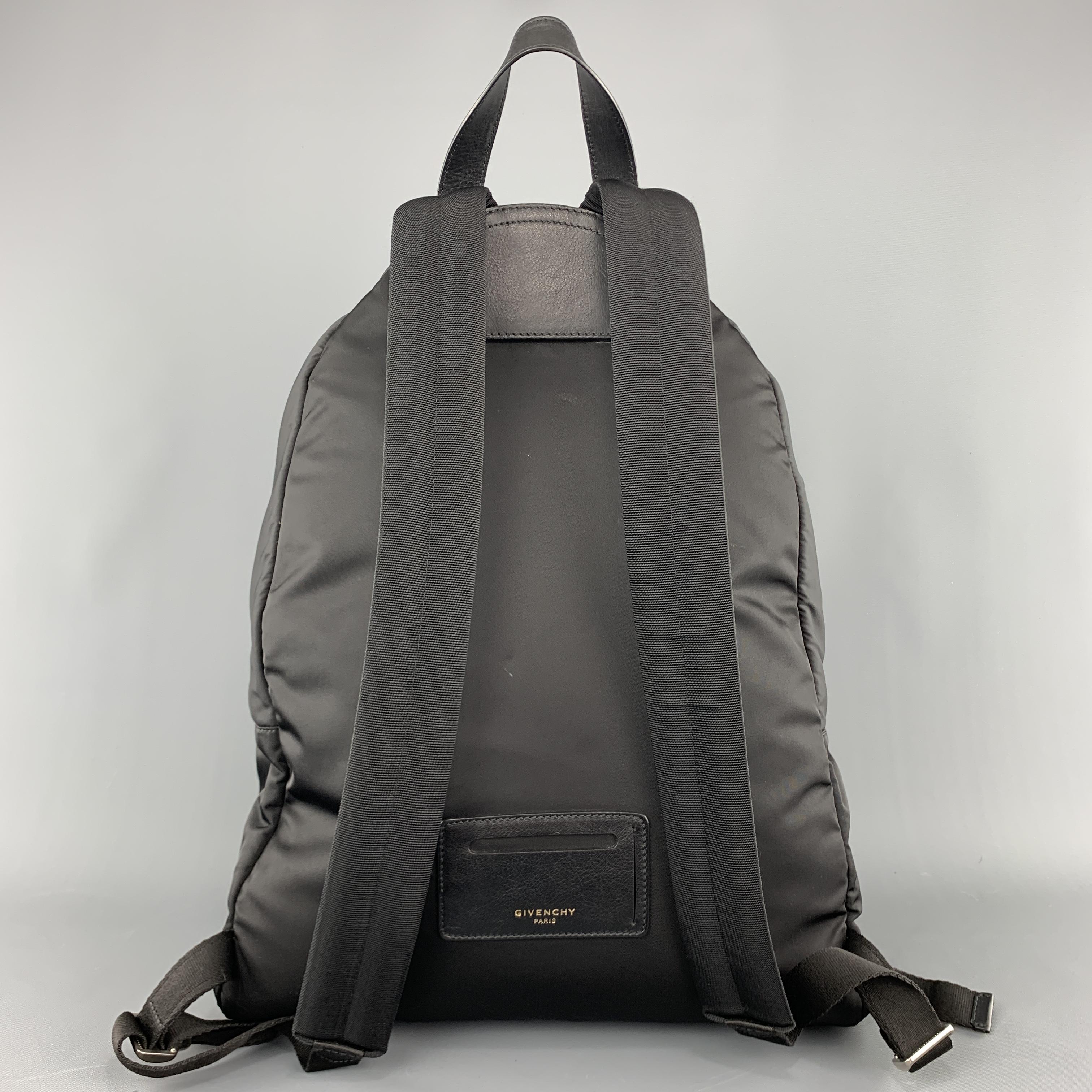 GIVENCHY Print Black Skull Crossbones Graphic Nylon Backpack 1