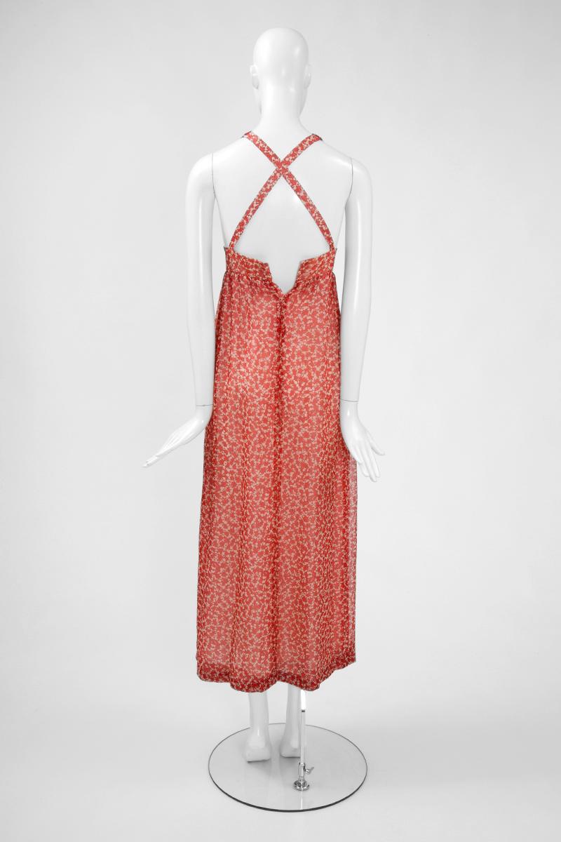 Women's Givenchy Printed Plunging Maxi Dress For Sale