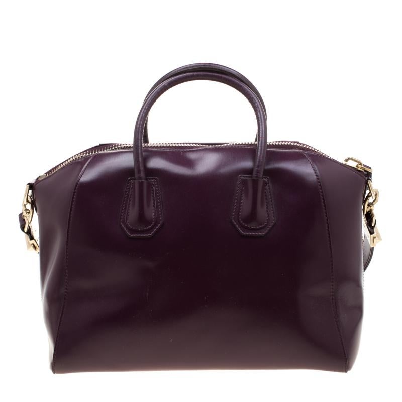 Givenchy Purple Leather Antigona Satchel 1