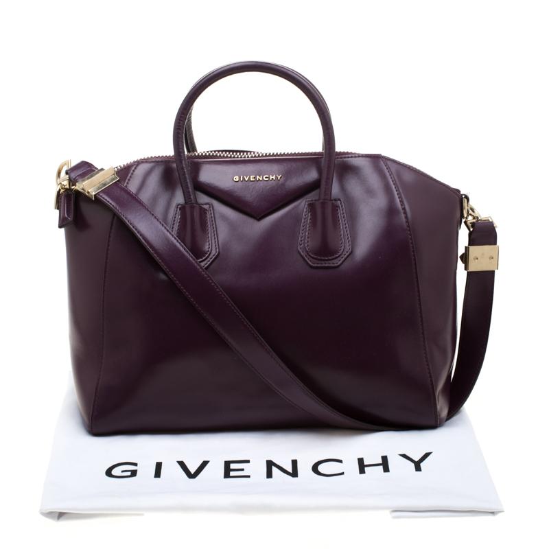 Givenchy Purple Leather Antigona Satchel 4
