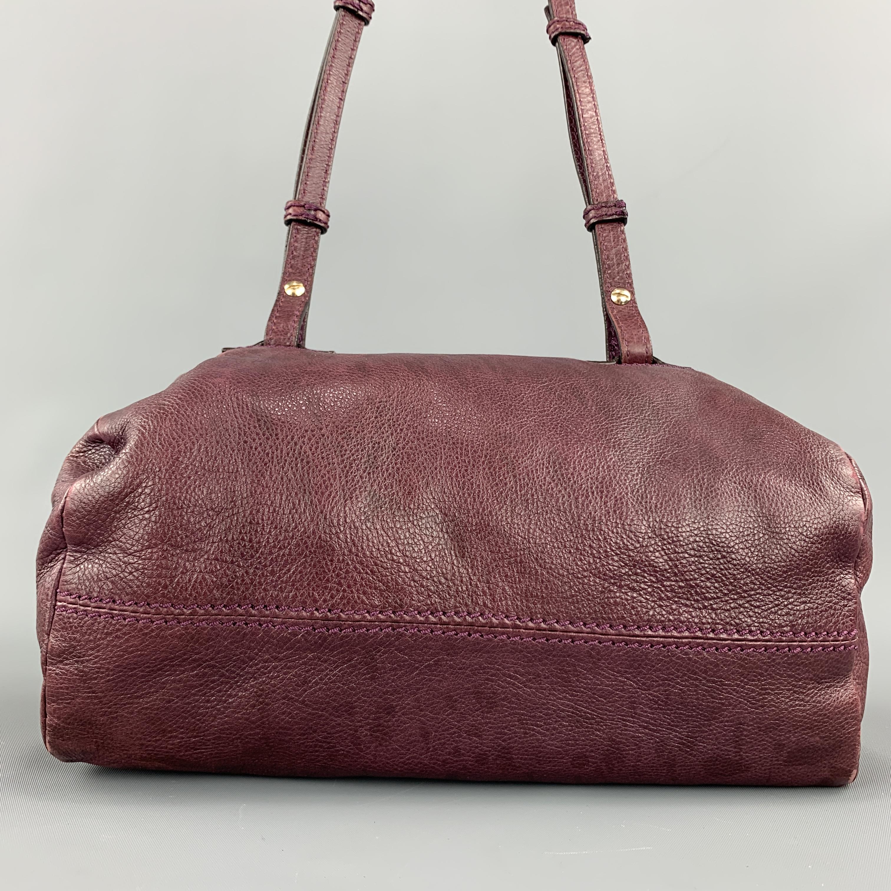 GIVENCHY Purple Leather Cross Pandora Body Handbag 2