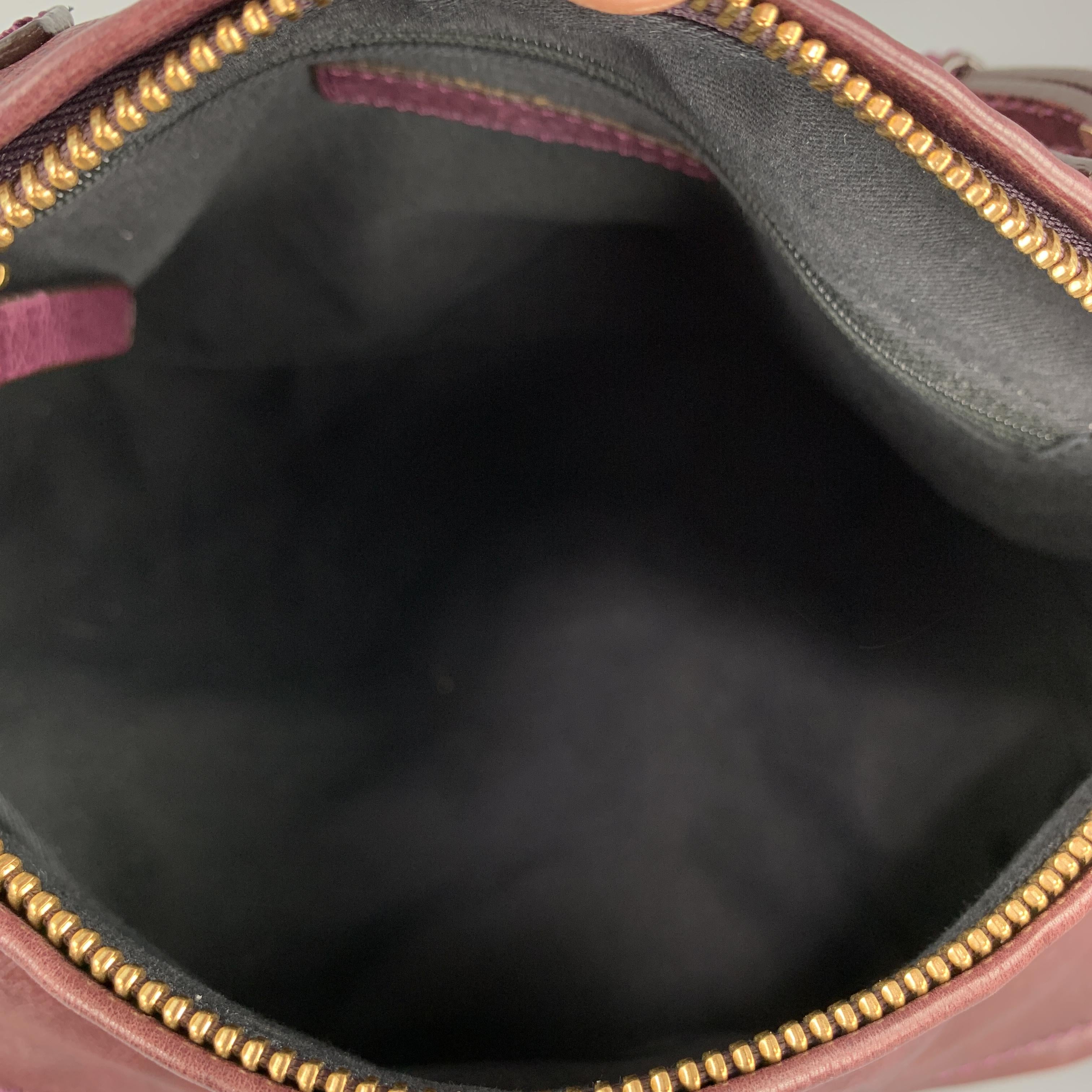 GIVENCHY Purple Leather Cross Pandora Body Handbag 3