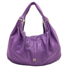 Givenchy Purple Leather Hobo