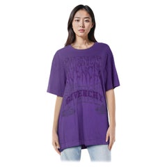 Givenchy T-Shirt brodé du logo violet Taille XXL