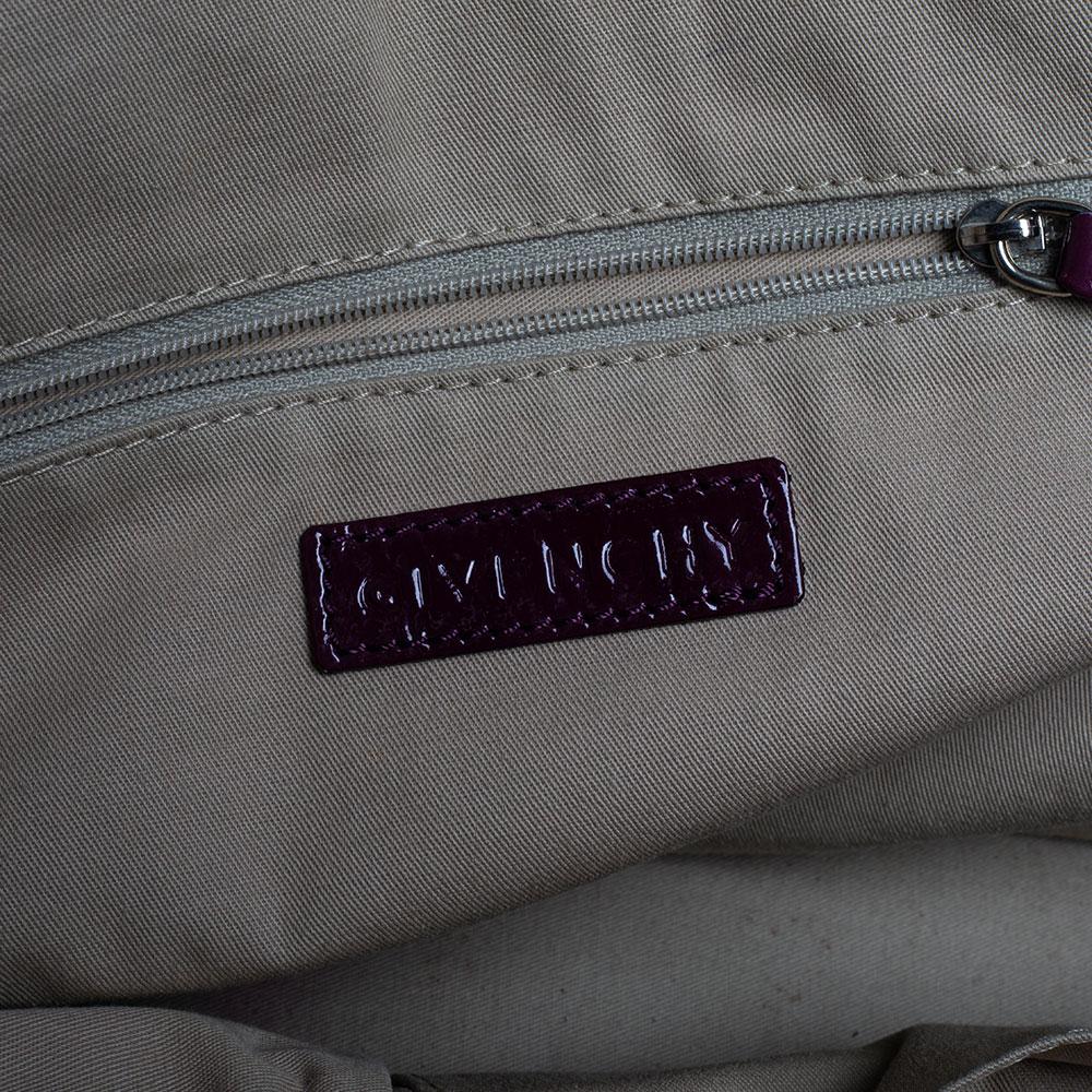 Givenchy Purple Patent Leather Small Nightingale Top Handle Bag 3