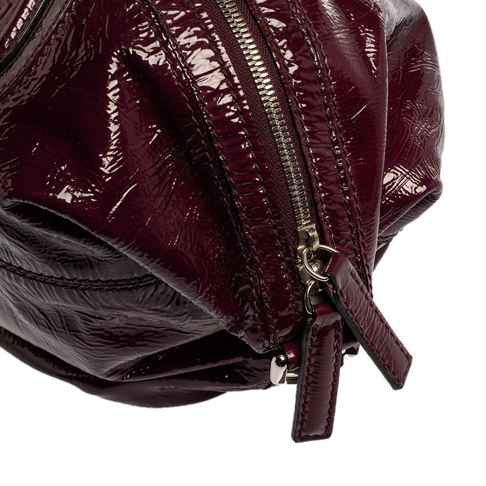 Givenchy Purple Patent Leather Small Nightingale Top Handle Bag 8