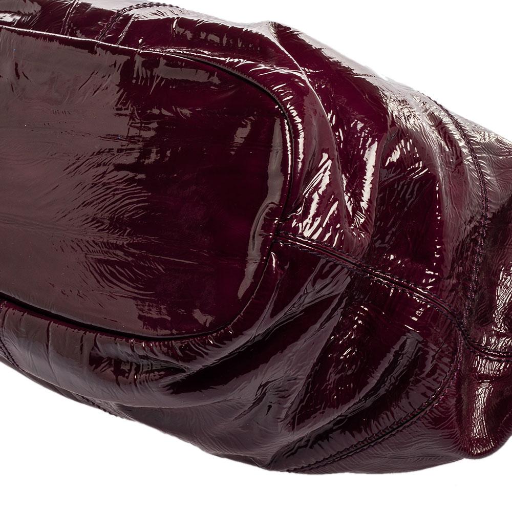 Givenchy Purple Patent Leather Small Nightingale Top Handle Bag 1