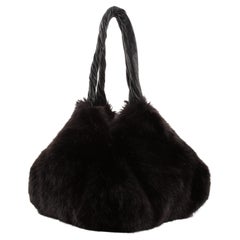 Givenchy Pyramid Tote Bag Faux Fur