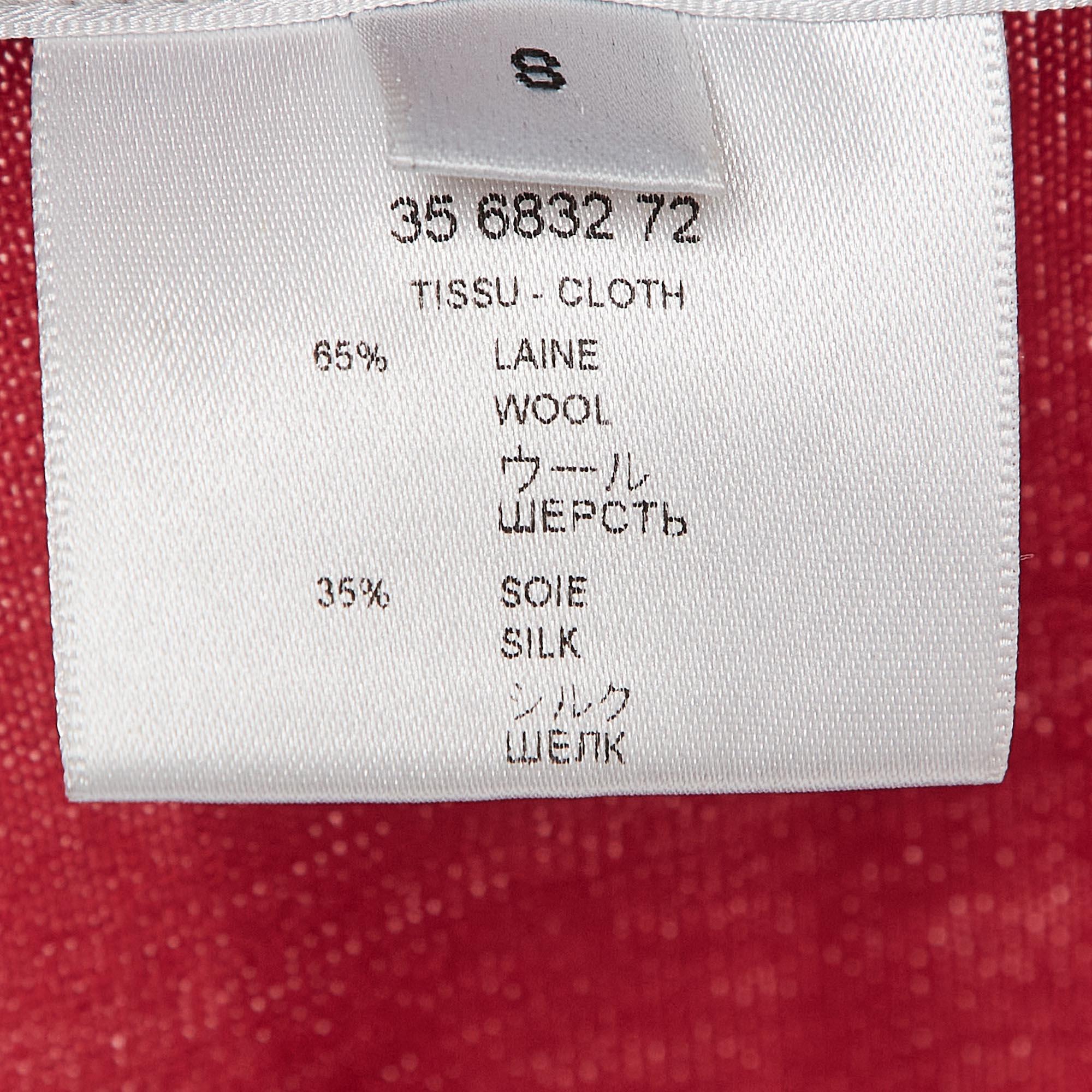 Givenchy - Sweatshirt en jersey rouge/noir à motifs colorés - S Pour femmes en vente