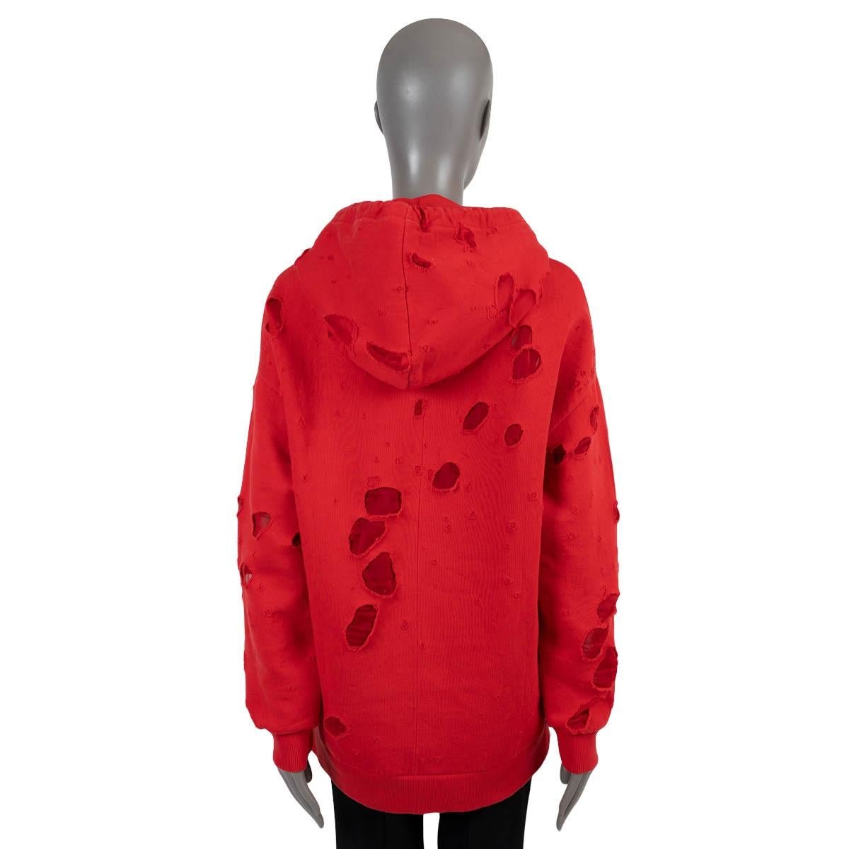 Givenchy red sweater distressed clearance