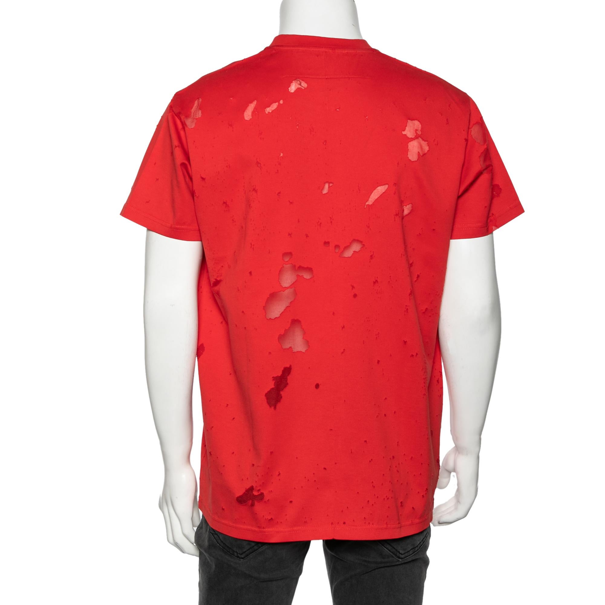 Givenchy paint splatter t shirt discount