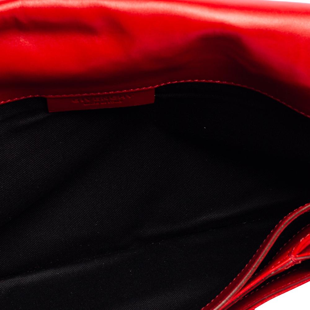 Women's Givenchy Red Leather Antigona Envelope Clutch