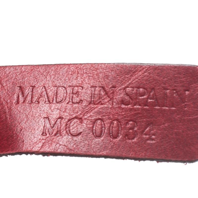 Givenchy Red Leather Logo Shoulder Bag For Sale 2