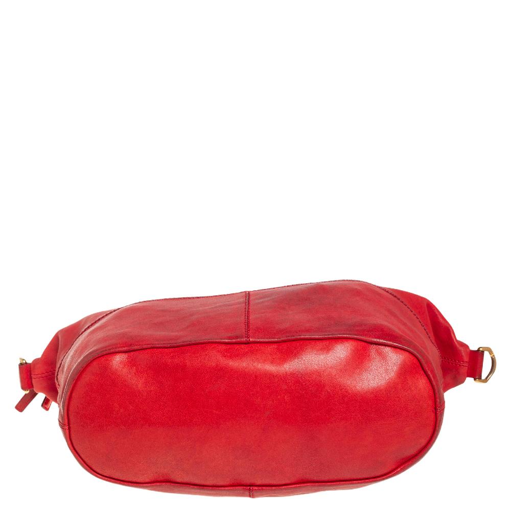 Givenchy Red Leather Medium Nightingale Satchel 1