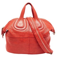 Givenchy Red Leather Medium Nightingale Satchel