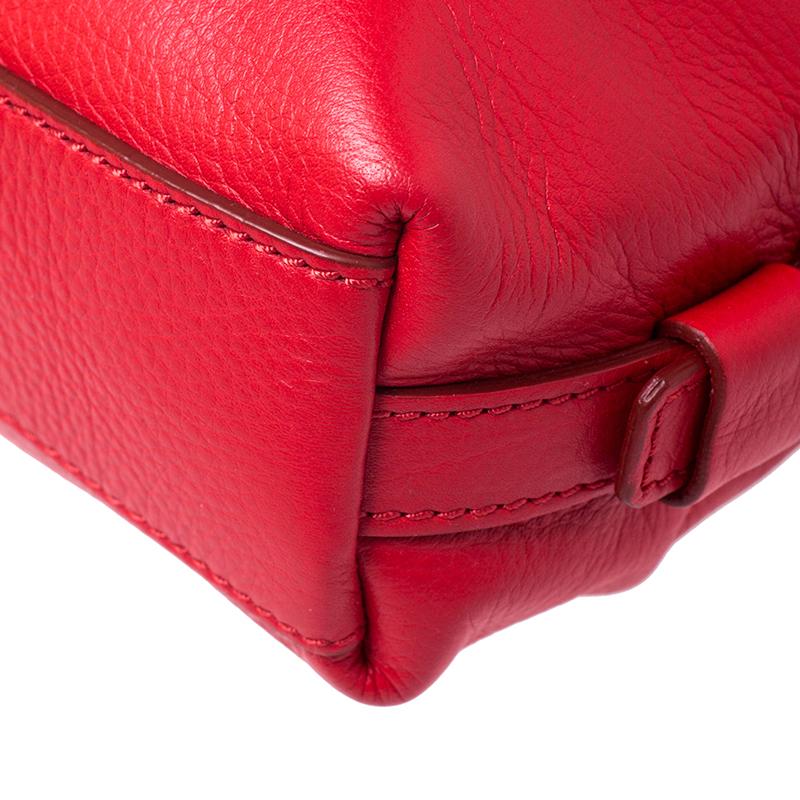 Givenchy Red Leather Mini Nightingale Bag 7