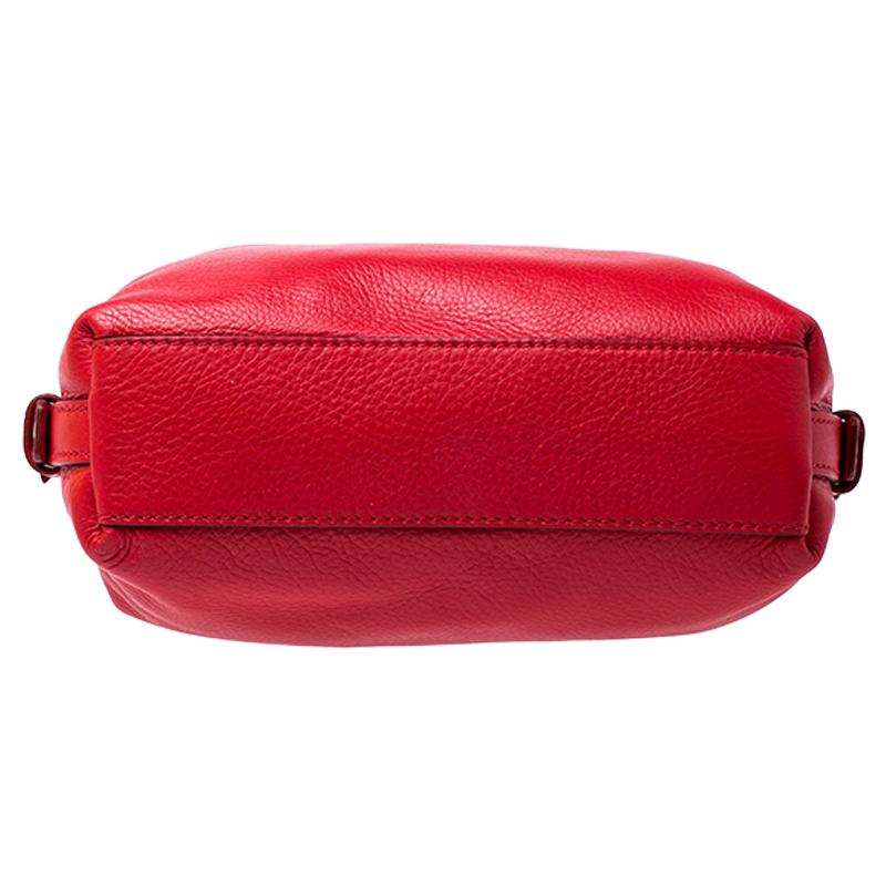 Givenchy Red Leather Mini Nightingale Bag 8