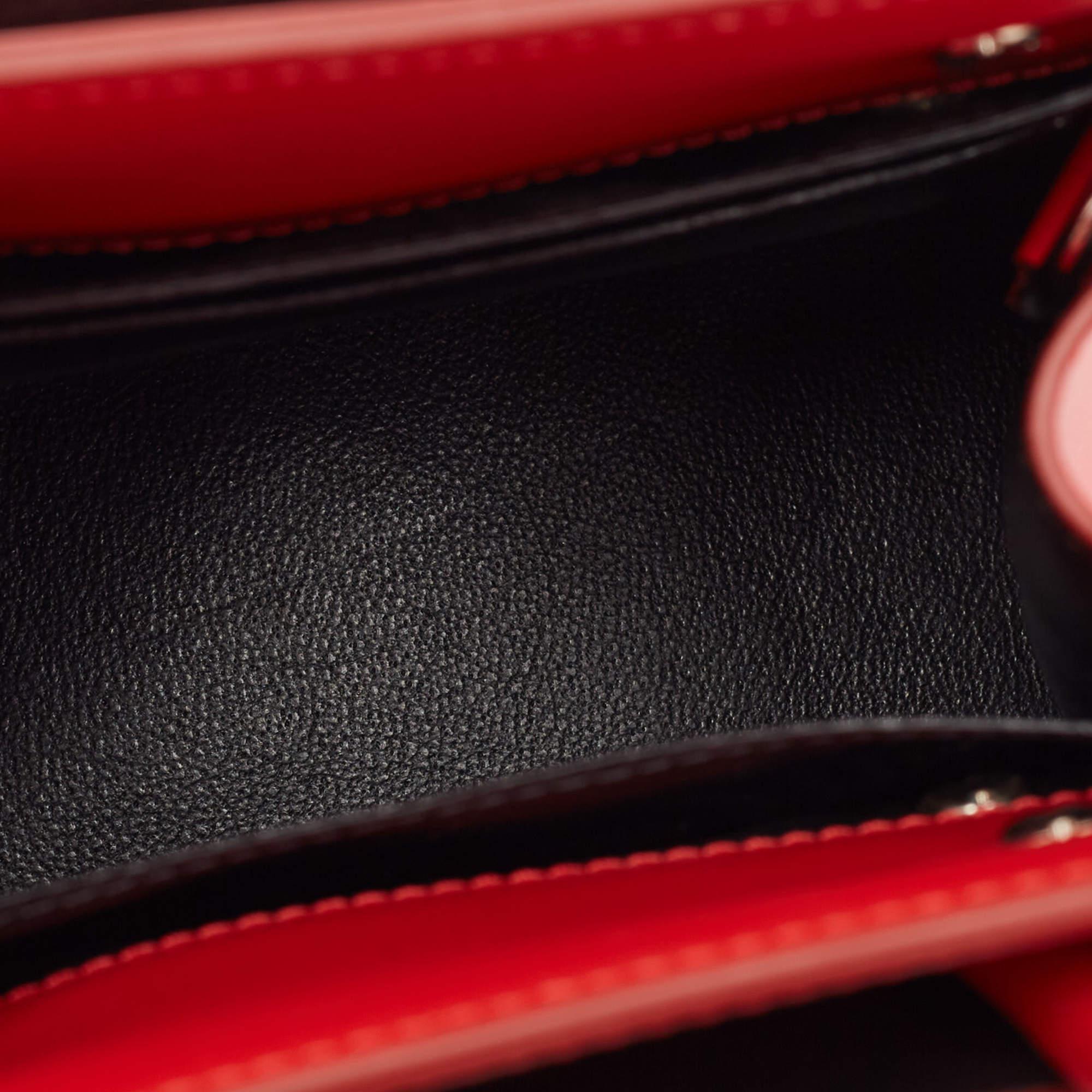 Givenchy Red Leather Nano Horizon Crossbody Bag 3