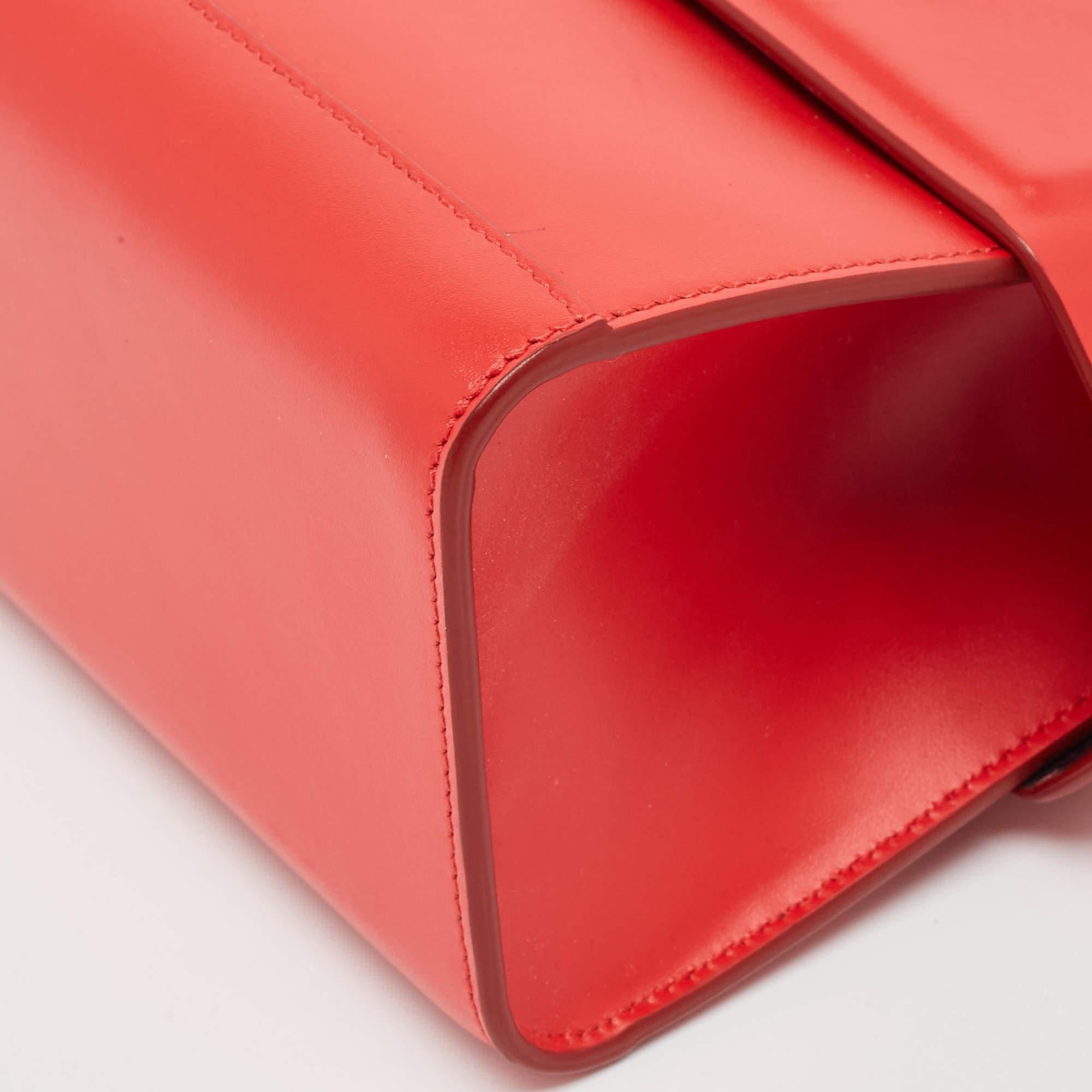 Givenchy Red Leather Nano Horizon Crossbody Bag 5