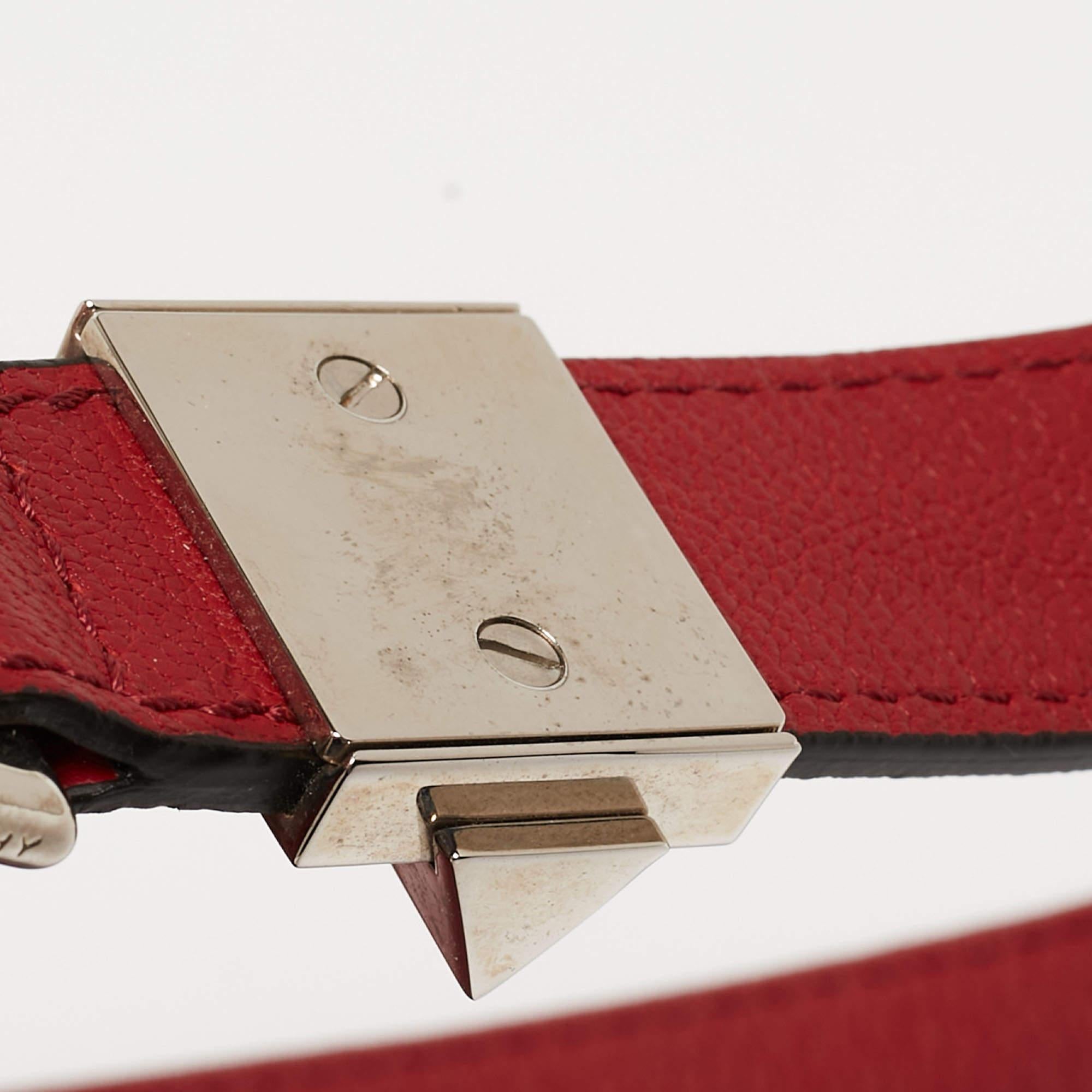 Givenchy Red Leather Small Antigona Satchel 8