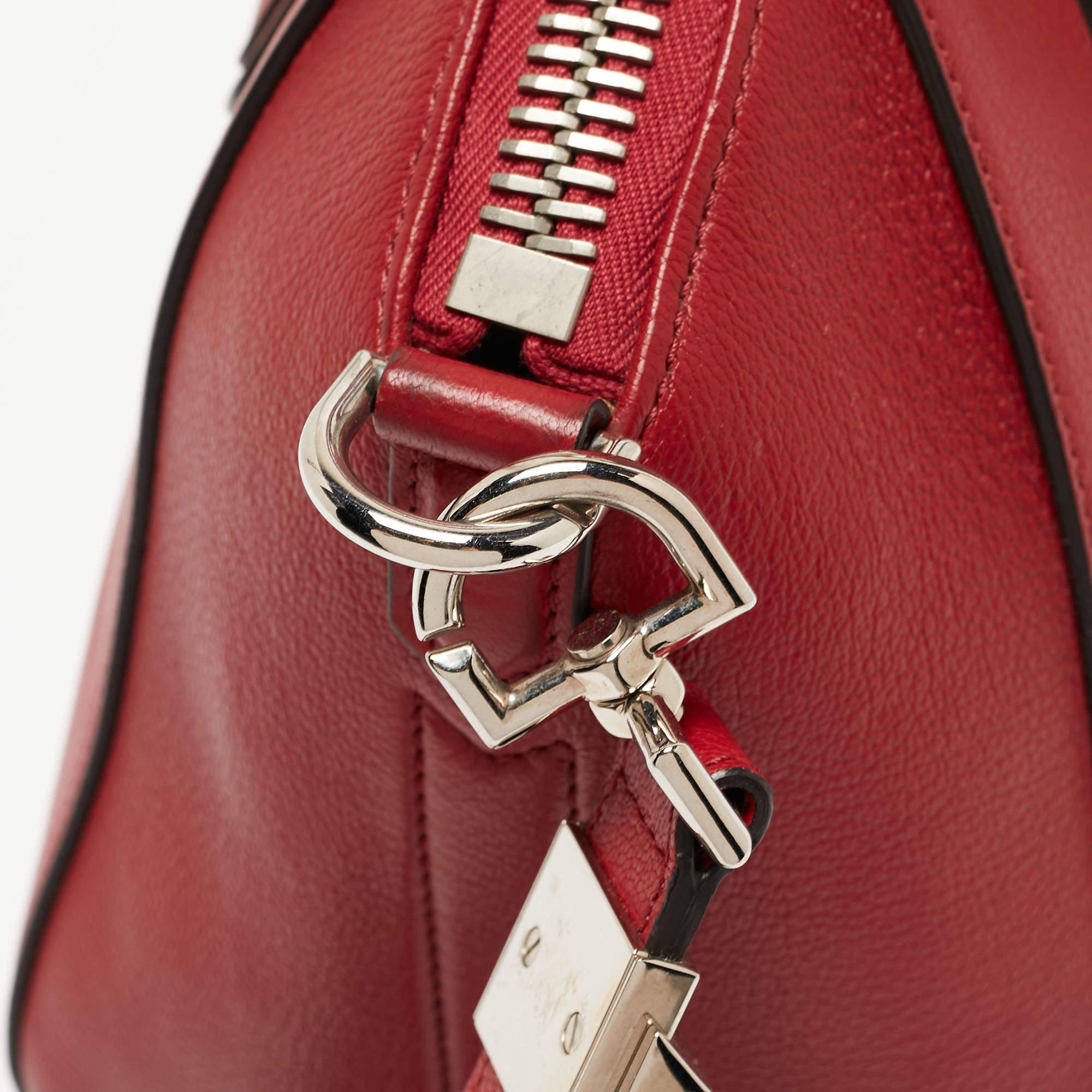 Givenchy Red Leather Small Antigona Satchel 11
