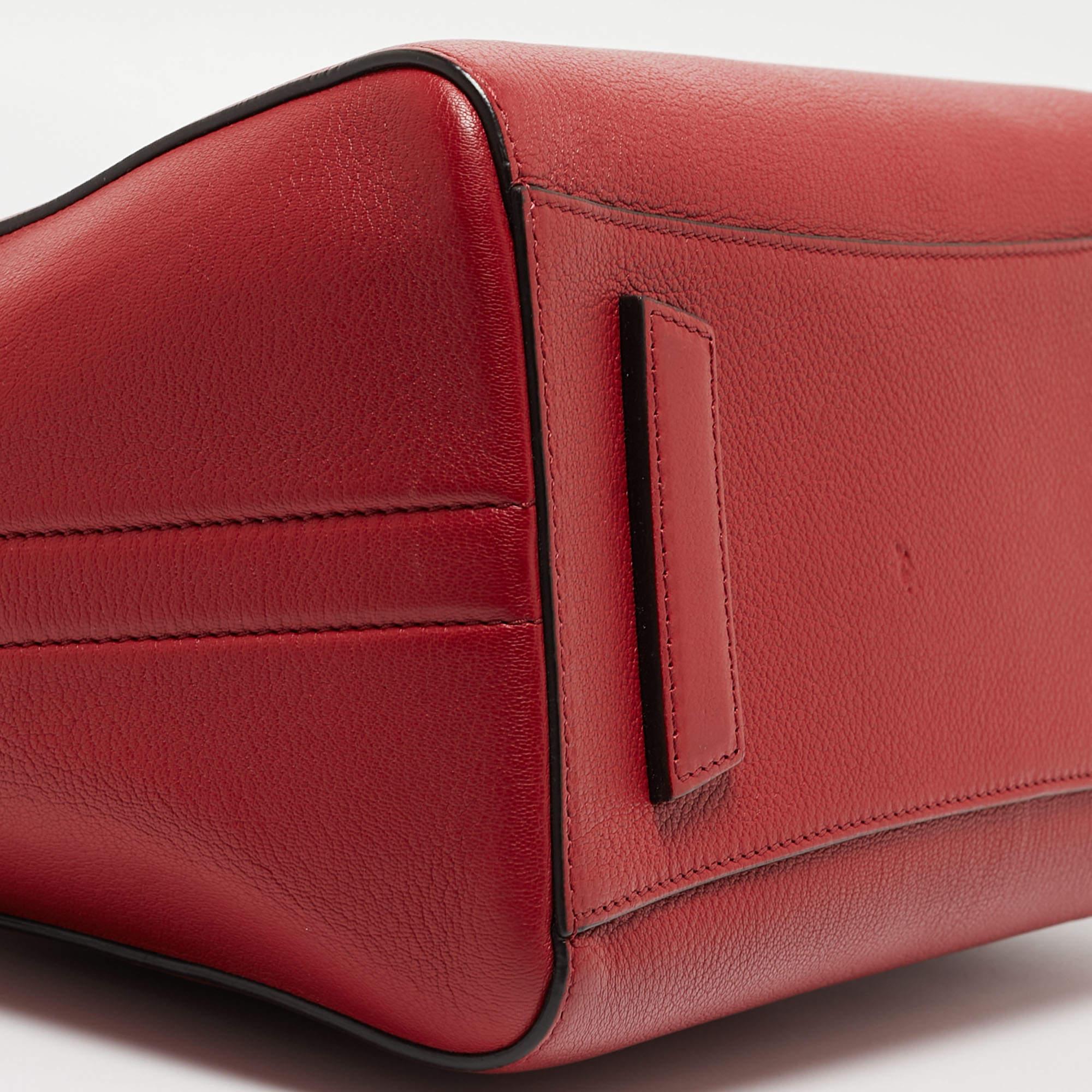Givenchy Red Leather Small Antigona Satchel 1