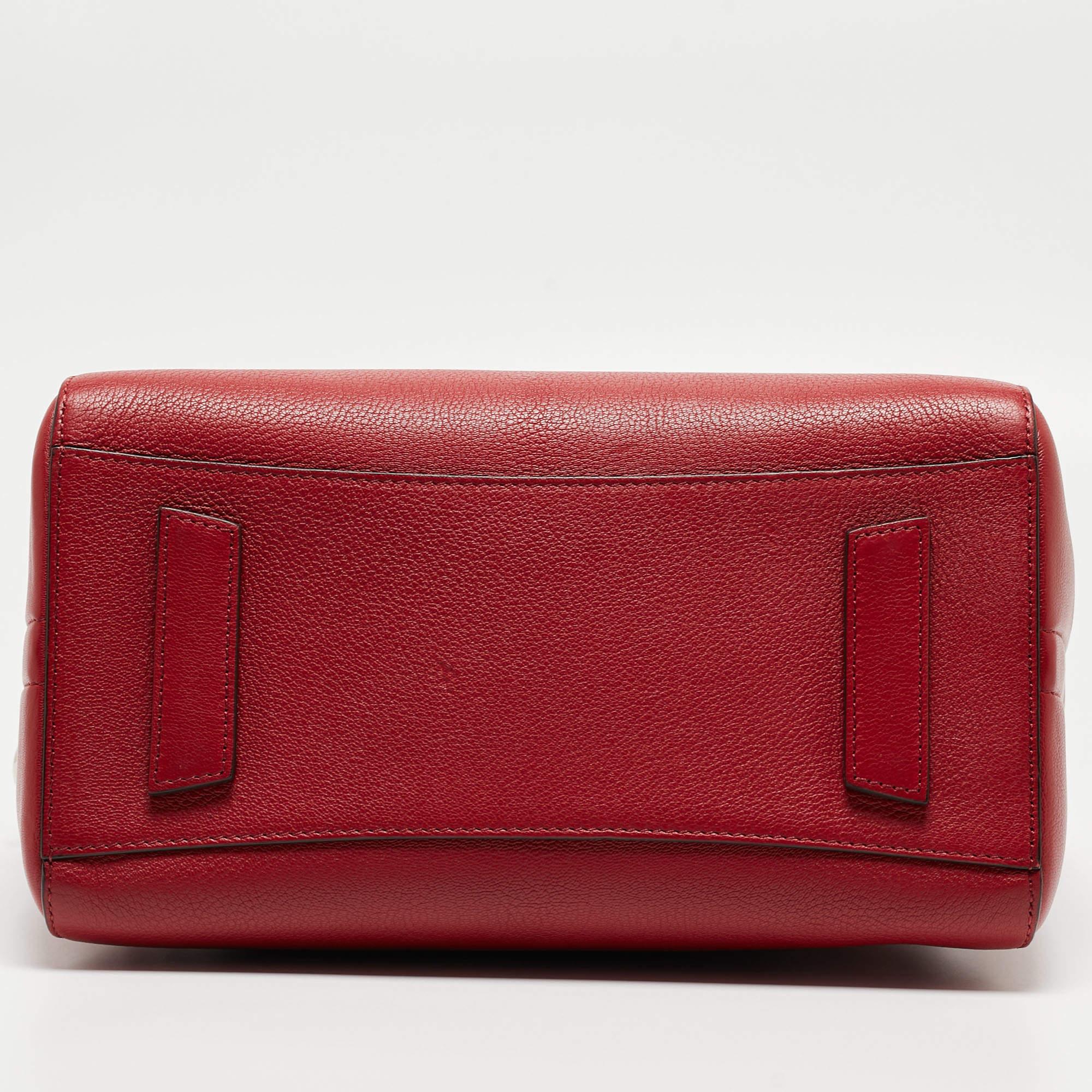 Givenchy Red Leather Small Antigona Satchel 2