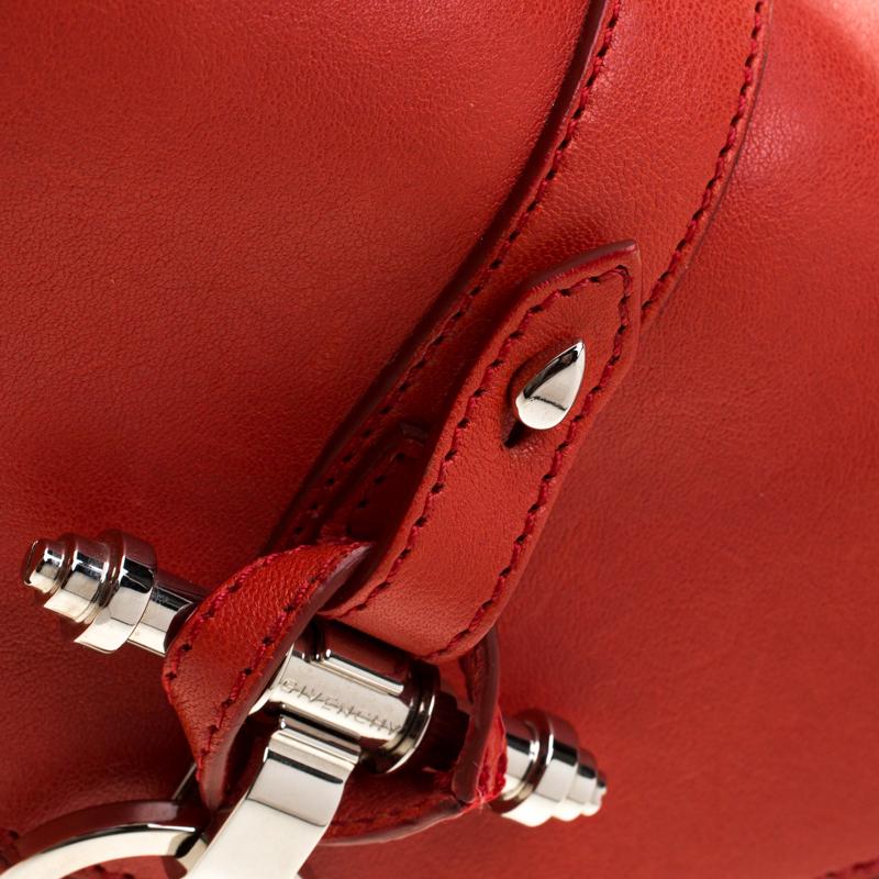 Givenchy Red Leather Small Obsedia Crossbody Bag 1