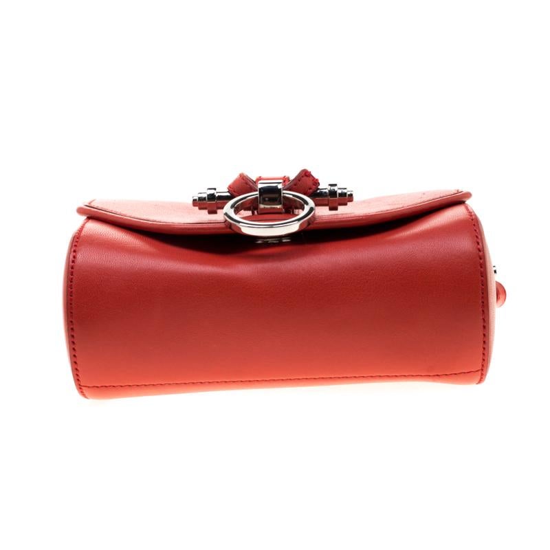 Givenchy Red Leather Small Obsedia Crossbody Bag 2