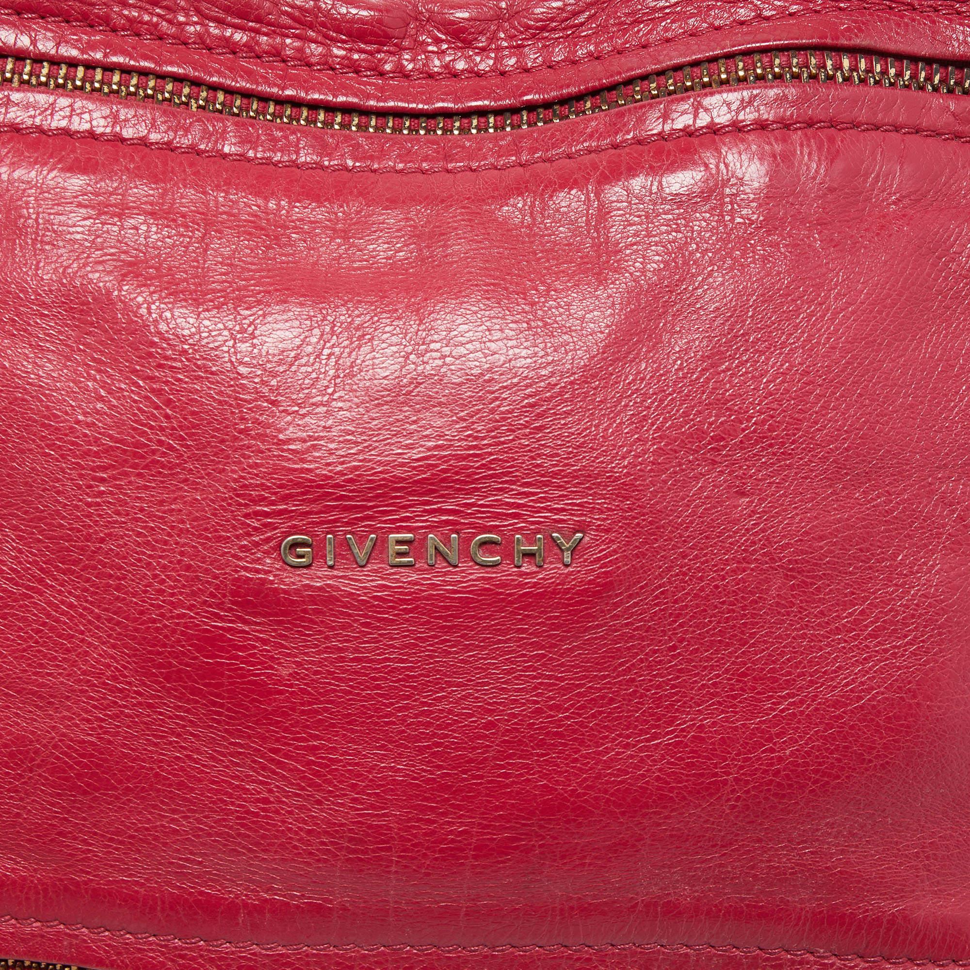 Givenchy Red Leather Small Pandora Bag 8