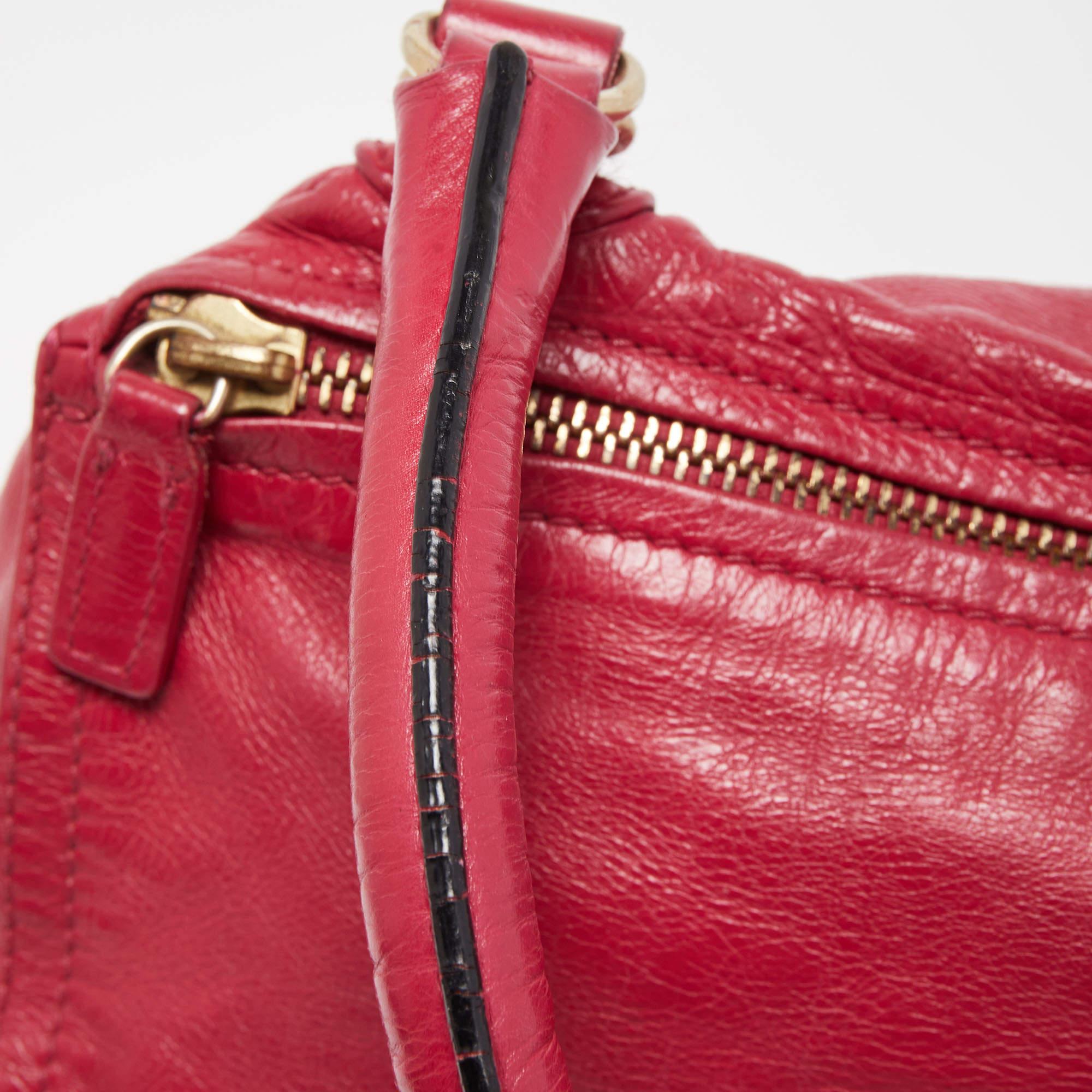Givenchy Red Leather Small Pandora Bag 2