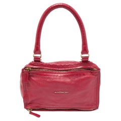 Givenchy Red Leather Small Pandora Bag