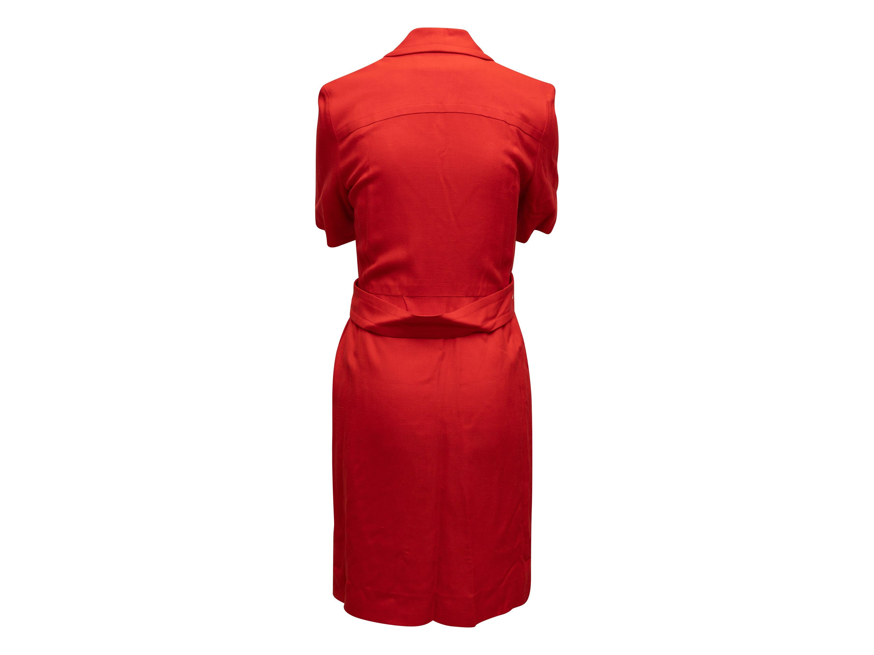 Women's Givenchy Red Short Sleeve Dress