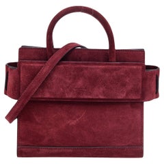 Givenchy Red Suede Shoulder Bag