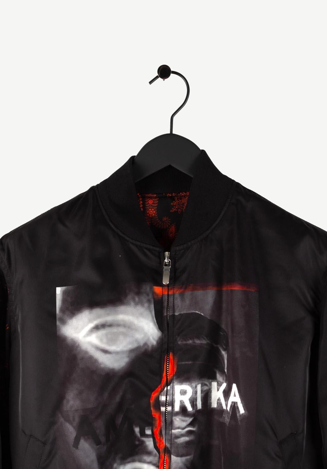 Black Givenchy Reversible Men Bomber Jacket Erika Size 46IT(M), S291 For Sale
