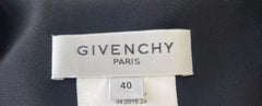 Givenchy Ricardo Tisci Size 40 / 6 - 8 Black Watch Link Silk Plunging Dress