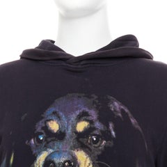 GIVENCHY Riccardo Tisci 2012 Rottweiler cotton hoodie sweatshirt XS